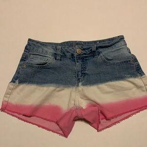 Girls Dyed Jean Shorts Size 14